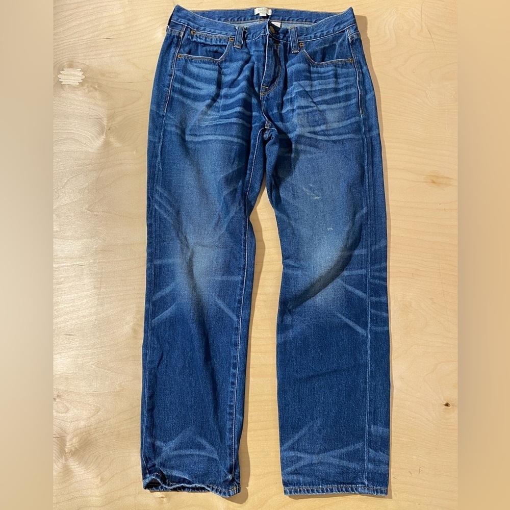 J. Crew Relaxed Fit Men's Indigo Jeans 29 (OQ)